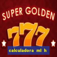 calculadora ml h para mcg kg min